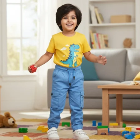 Boys Lightweight Cargo Joggers