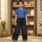 Boys Black Denim Cargo Jeans Loose Fit