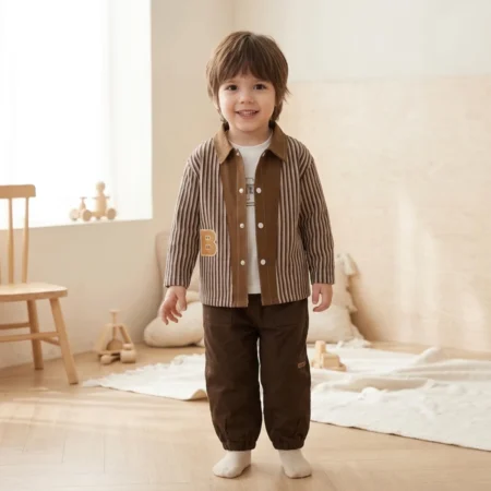 Kids cotton clothing set Salty Pumpkin boys outfit