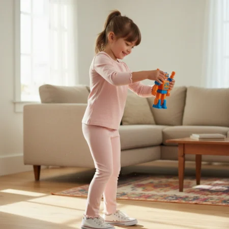 Girls' Ruffle Hem Flare Leggings