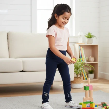 Girls' Ruffle Hem Flare Leggings